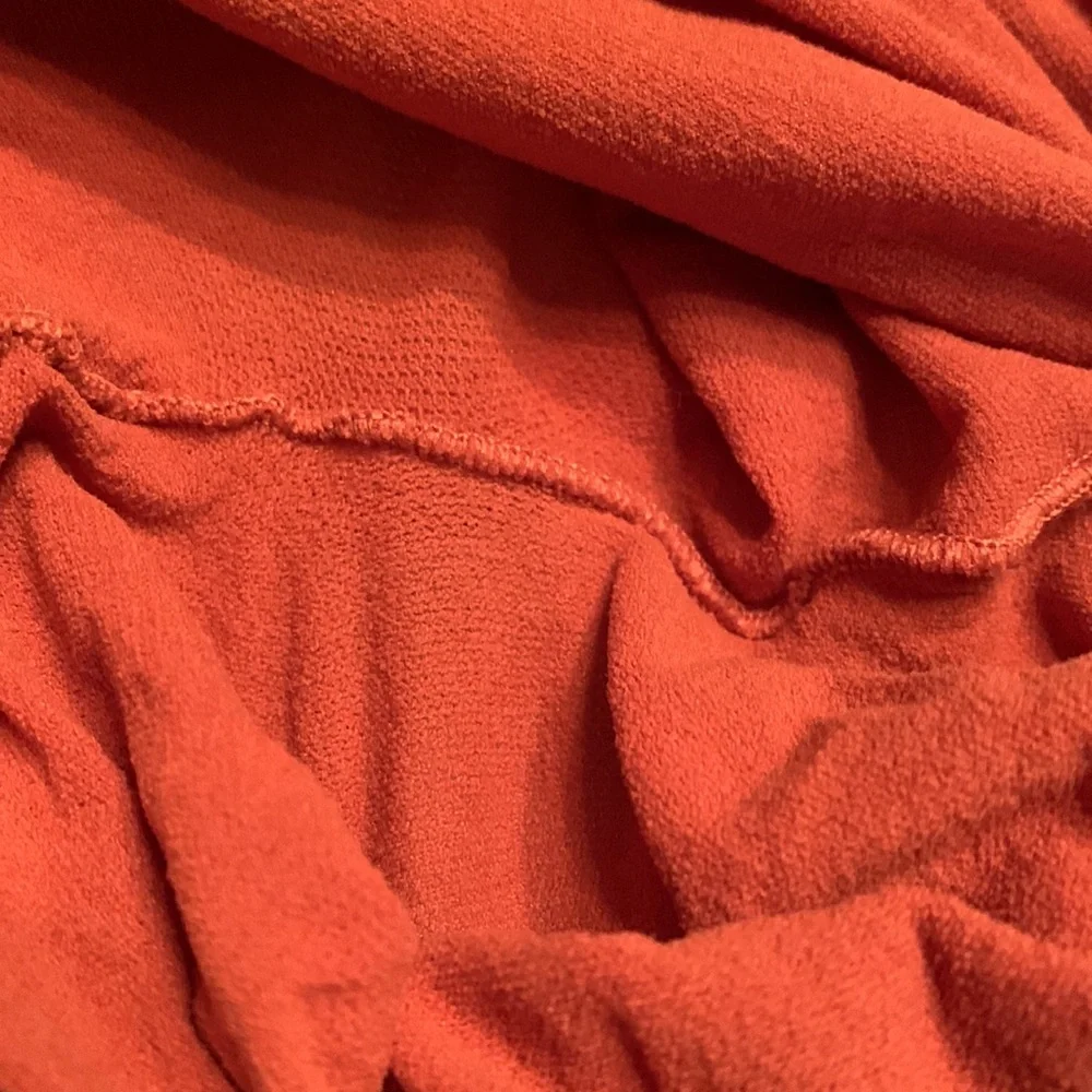 Pumpkin orange tights hosiery pantyhose slightly worn good condition Small med